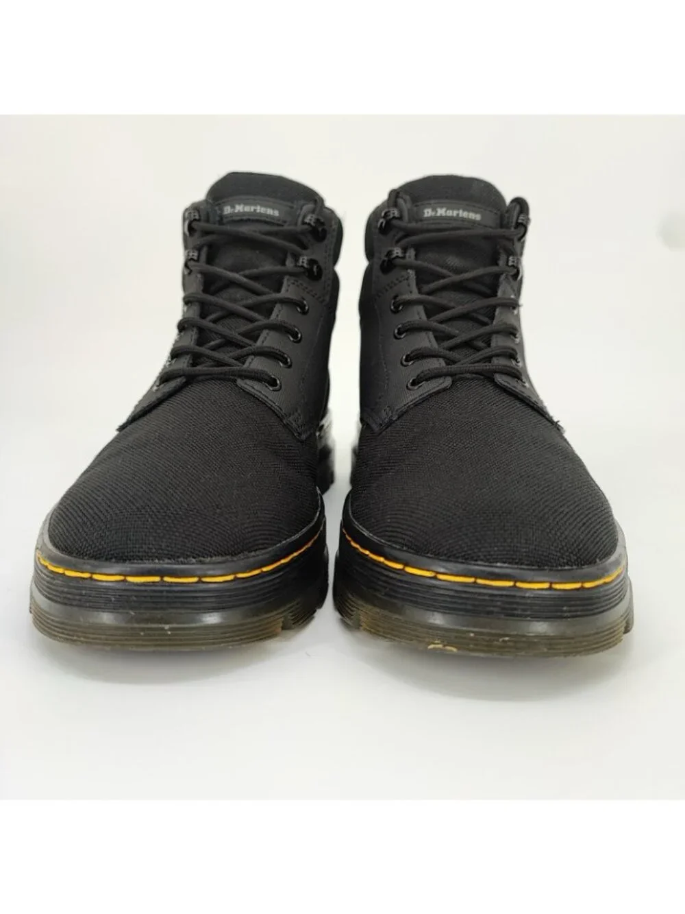 Dr. Martens Rakim Men's Size 11 Boots Leather Canvas Black Utility AW004